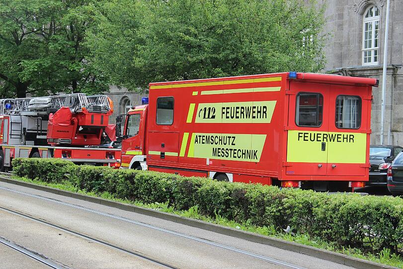 Die Bilder vom Brand an der Hopfenpost