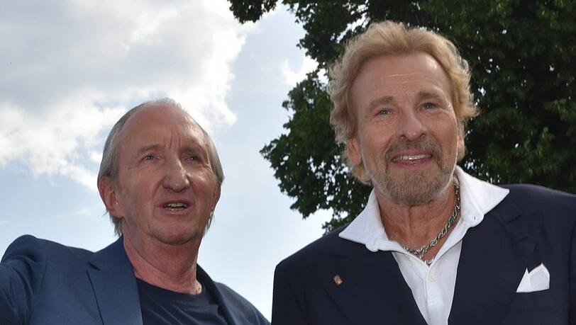 Kennen und mögen sich seit Jahrzehnten: Die Entertainment-Legenden Mike Krüger (l.) und Thomas Gottschalk. Kennen und mögen sich seit Jahrzehnten: Die Entertainment-Legenden Mike Krüger (l.) und Thomas Gottschalk.