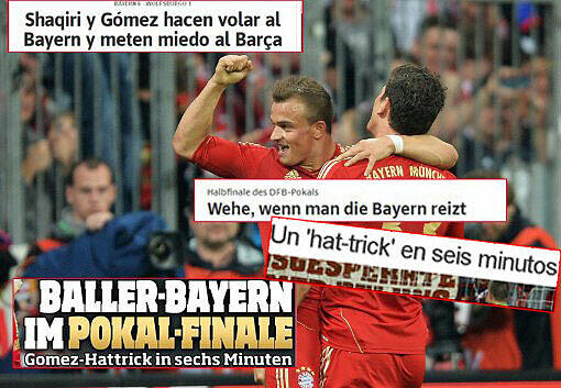 Internationale Pressestimmen zum 6:1-Sieg des FC Bayern &ndash; die Bilderstrecke zum Durchklicken