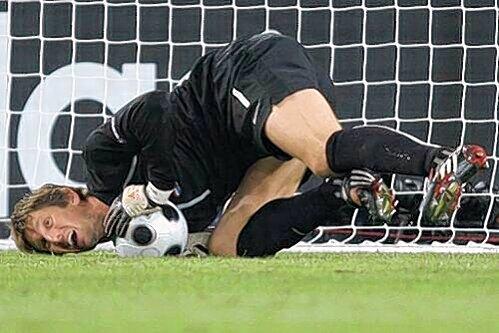 Edwin van der Sar (39), niederländischer Ex-Nationaltorwart,  in Diensten von Manchester United.