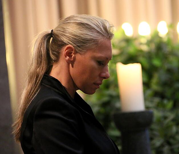 Franz Jüttners Ehefrau Nicole.
