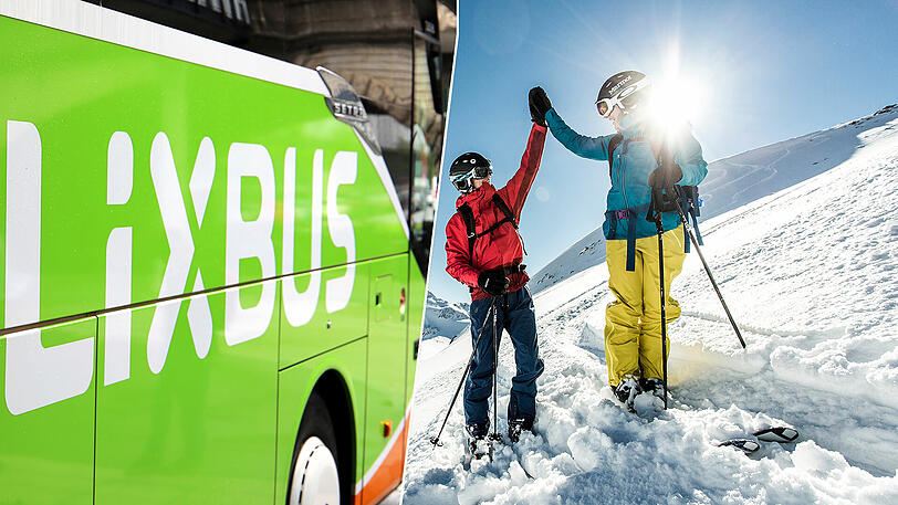 Ab Dezember bietet Flixbus ab München Touren in die Skigebiete Tirols an.
