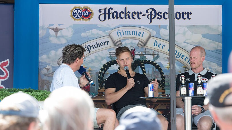 Dominik Kahun kam nochmal nach München zurück - und das, wie er sagt, womöglich nicht zum letzten Mal.