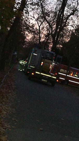 Ein Großaufgebot der Feuerwehren rückte am Donnerstag in Pullach an.