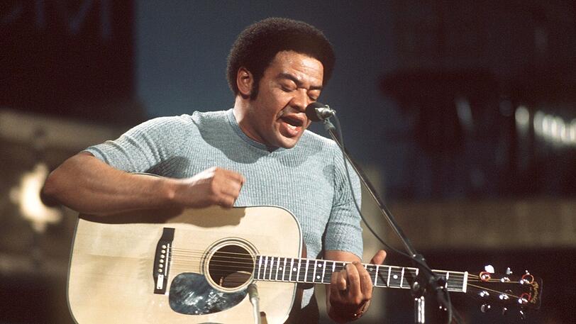 Bill Withers bei einem Musikfestival im Jahr 1973.