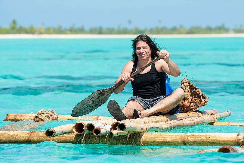 Hier macht sich Williams auf den Weg zur Insel.