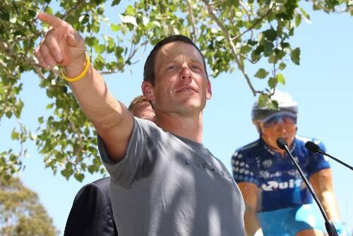 Lance Superstar: Rad-Comebacker Armstrong ist in Australien gelandet - und wurde empfangen wie ein Heilsbringer