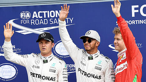 Hamilton raste am Samstag allen davon.