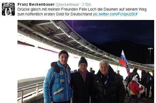 Franz Beckenbauer auf Twitter.