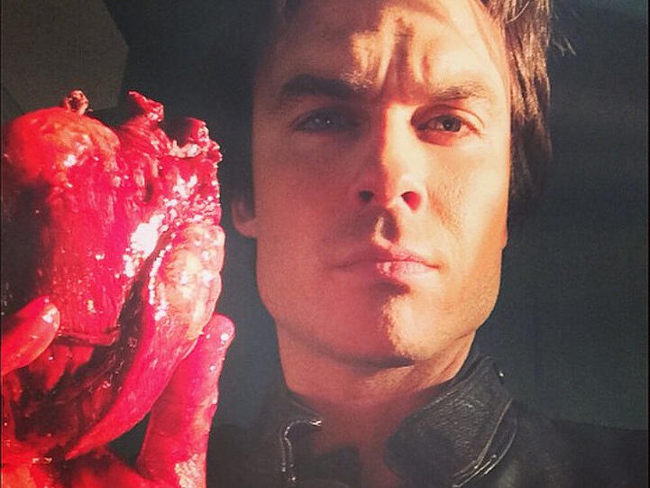 Ian Somerhalder plädiert mit diesem Herz für ein bewusstes Leben