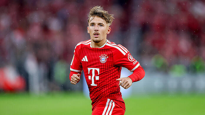 Gab gegen den VfB Stuttgart sein Comeback: Lennart Karl. Gab gegen den VfB Stuttgart sein Comeback: Lennart Karl.