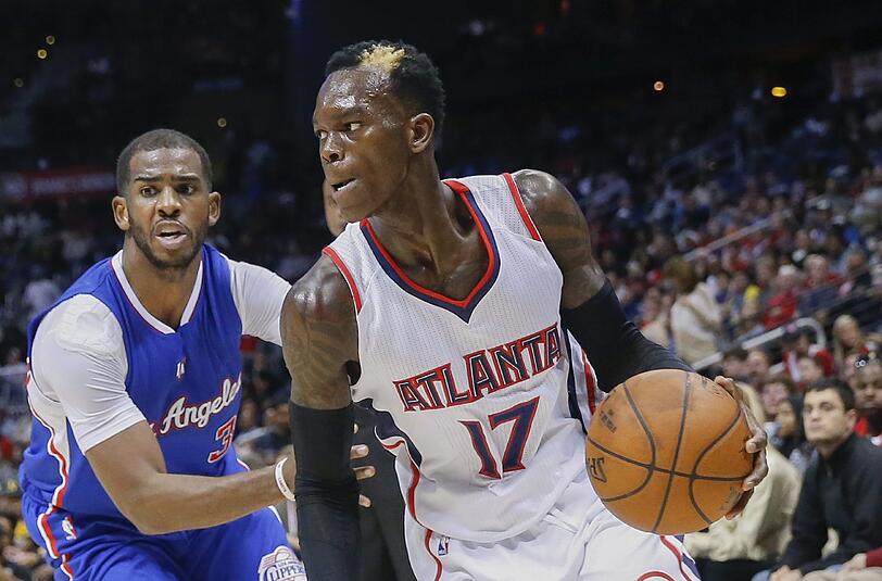 Dennis Schröder spielt seit 2013 für das Team der Atlanta Hawks.