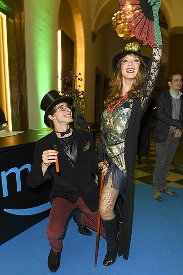 Cornelia Corba und Sohn Benjamin