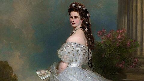 Porträt der Kaiserin Elisabeth von Österreich von Franz Xaver Winterhalter aus dem Jahr 1865. Bekannt ist sie vielen als "Sisi" oder - seit den Ernst-Marischka-Filmen - auch als "Sissi".