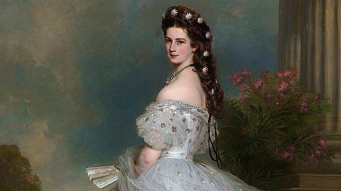 Porträt der Kaiserin Elisabeth von Österreich von Franz Xaver Winterhalter aus dem Jahr 1865. Bekannt ist sie vielen als "Sisi" oder - seit den Ernst-Marischka-Filmen - auch als "Sissi".