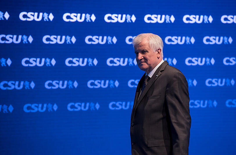 Horst Seehofer: der Parteichef und Ministerpräsident auf dem CSU-Parteitag in München.