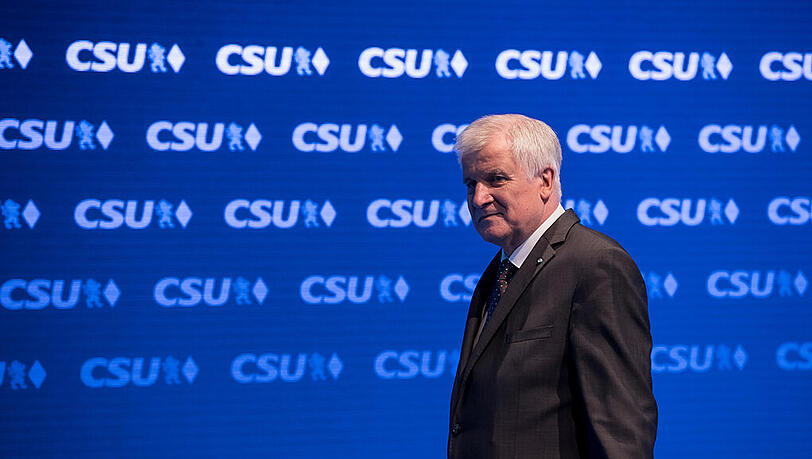 Horst Seehofer: der Parteichef und Ministerpräsident auf dem CSU-Parteitag in München. Horst Seehofer: der Parteichef und Ministerpräsident auf dem CSU-Parteitag in München.