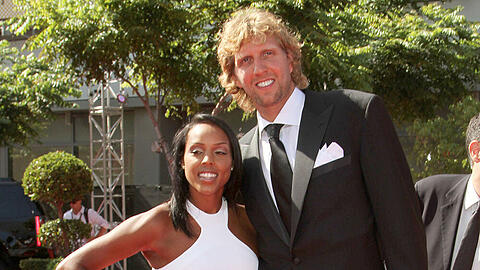 Dirk Nowitzki an der Seite seiner Ehefrau Jessica Olsson, mit der er seit 2012 verheiratet ist.