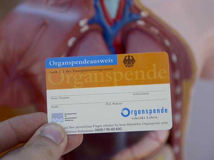 Zu wenige haben einen: Bisher dient der Organspendeausweis als aktive Aussage, dass man nach seinem Tod Organe spenden möchte.