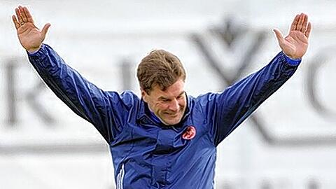 &bdquo;Wir haben große Talente, ich vertraue ihnen&ldquo;: Club-Trainer Dieter Hecking machen seine jungen Wilden viel Freude.