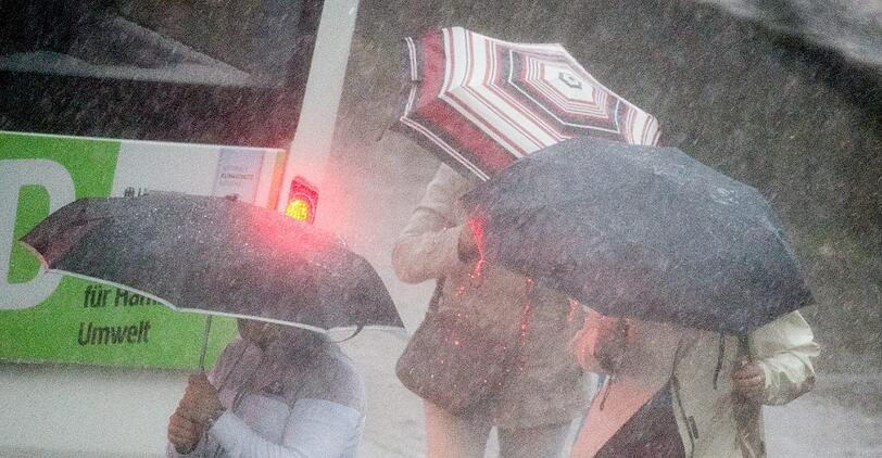 So wüteten die Gewitter in Norddeutschland