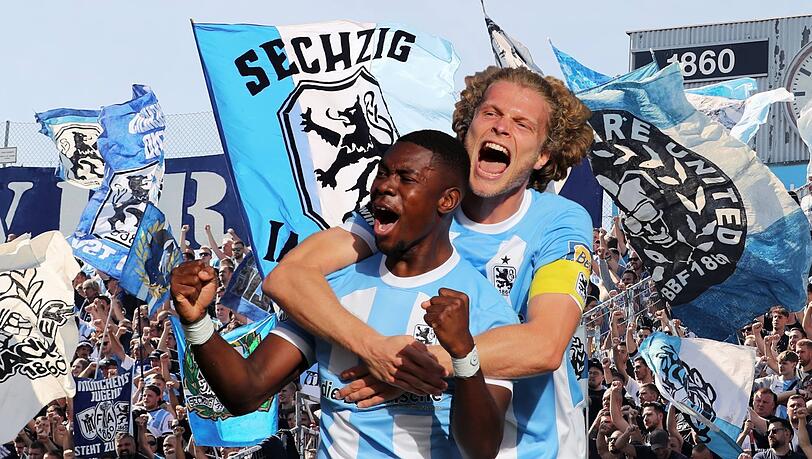 Defensivmacht: Dank Leroy Kwadwo (l.) und Jesper Verlaat hat der TSV 1860 eine starke Verteidigung. Nun muss die Offensive nachziehen.