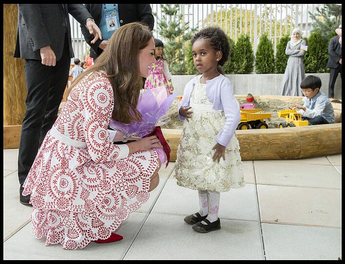 Gut gelaunt in Vancouver: Prinz William und seine Kate.