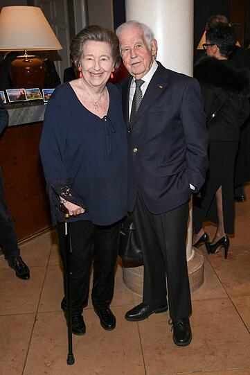 Kurt Biedenkopf mit Frau Ingrid Biedenkopf