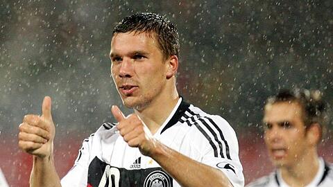 Lukas Podolski zeigte zuletzt in der Nationalmannschaft ansprechende Leistungen.