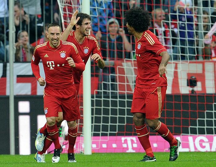 Weitere Bilder von einem traumhaften Heimsieg der Bayern.