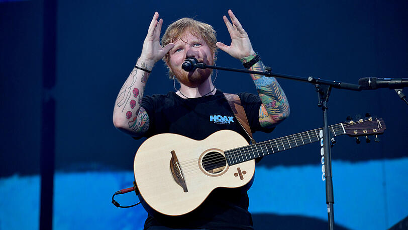 Ed Sheeran spielt gleich zwei Tage hintereinander im Münchner Olympiastadion - beide Konzerte sind restlos ausverkauft. Die Bilder vom ersten Auftritt.