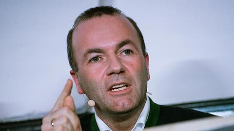 Manfred Weber (CSU), gemeinsamer Spitzenkandidat von CSU, CDU und EVP. Foto: Sven Hoppe/Archiv