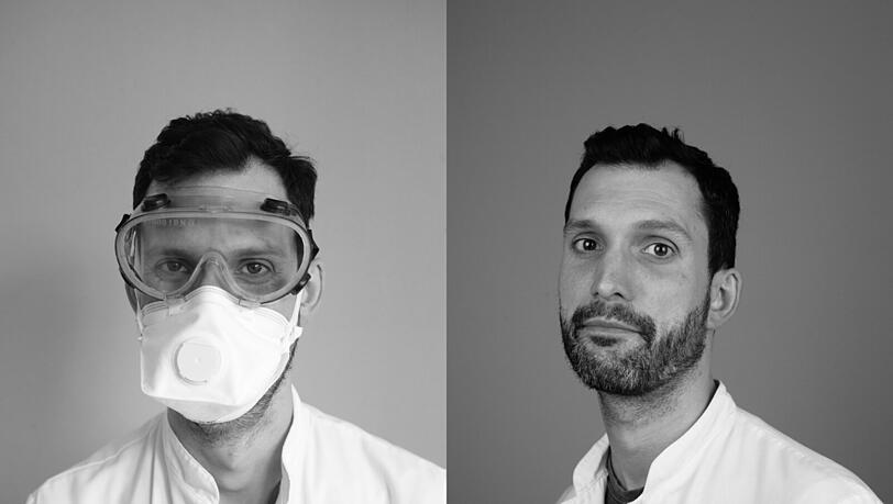 Dr. med. Simon Weidlich (34), Facharzt für innere Medizin, Klinik für Gastroenterologie.