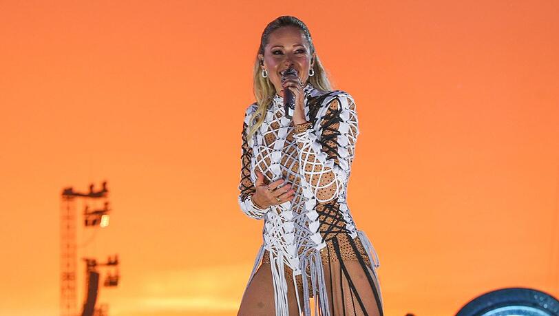 Helene Fischer bei ihrem Konzert in München 2022.