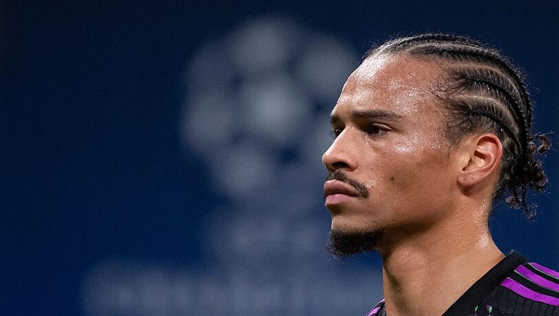 Leroy Sane von München in Aktion.