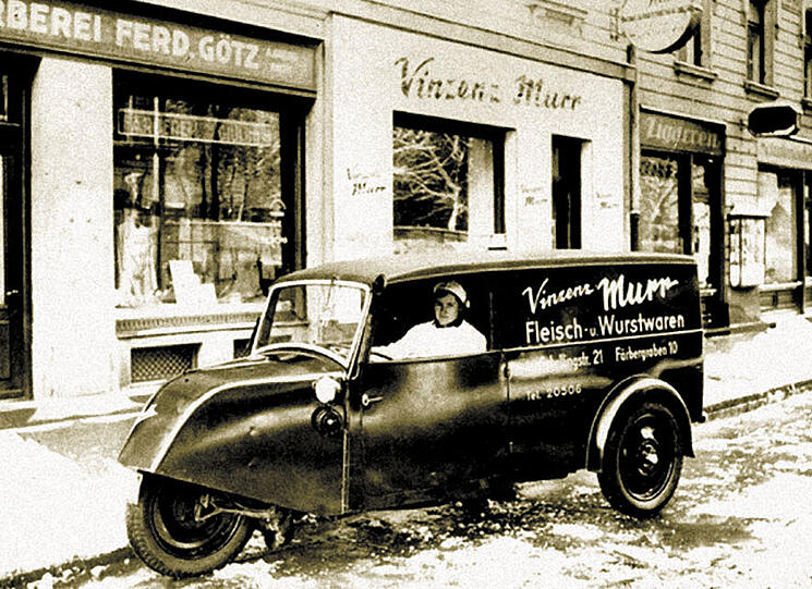 Der Fuhrpark von vinzenzmurr im Jahr 1938