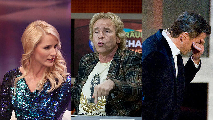 Keine Sternstunden für ARD und ZDF: "Einfach magisch", "Gottschalk Live" und "Wetten, dass..?" mit Markus Lanz (v.l.) Keine Sternstunden für ARD und ZDF: "Einfach magisch", "Gottschalk Live" und "Wetten, dass..?" mit Markus Lanz (v.l.)