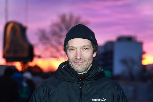 Definitiv schwindelfrei: der Pianist Alain Roche. Definitiv schwindelfrei: der Pianist Alain Roche.
