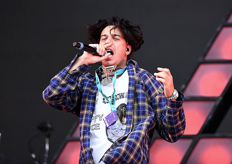 Raper Ufo 361 beim Lollapalooza in Berlin im Jahr 2019.