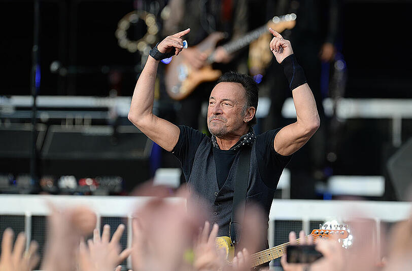 Bruce Springsteen begeisterte bei seinem Auftritt im Olympiastadion am 17. Juni 2016.