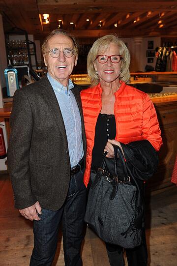 Walter Beckenbauer mit Frau Undine.
