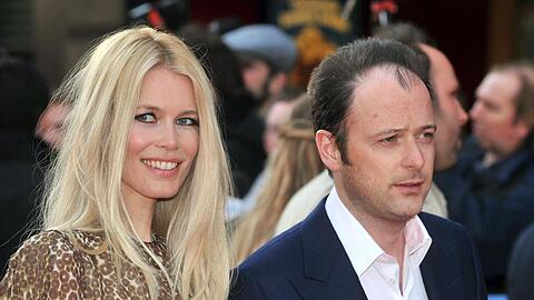 Clauda Schiffer und ihr Ehemann, der Regisseur Matthew Vaughn (2008).