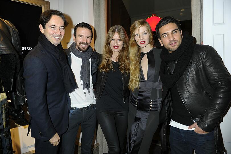 New York, Mailand, London - und jetzt ein Laden in München: Martin Bachmann, Oliver Berben, Katrin Kraus, Pheline Rogga und Elyas M'Barek