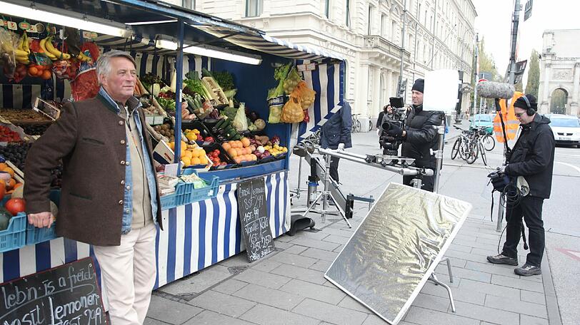 So war der Dreh vom Obststandl-Imagefilm.