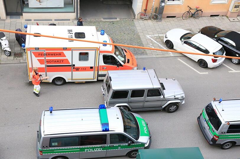 Bilder vom Tatort in der Zentnerstraße