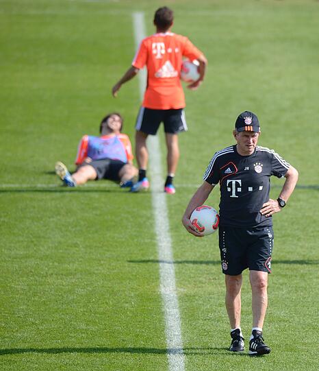 Tag 2 im Trainingslager des FC Bayern in Doha.