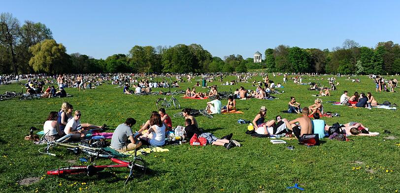 So voll ist es hier eigentlich nur im Hochsommer.