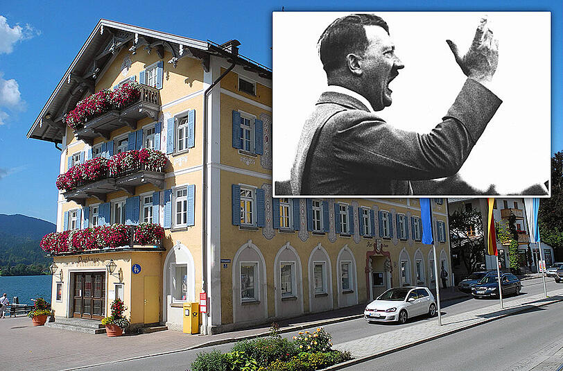 Das Rathaus in Tegernsee - hier hat der Stadtrat am Mittwoch beschlossen, Hitler und Hindenburg offiziell die Ehrenbürgerwürde zu entziehen.