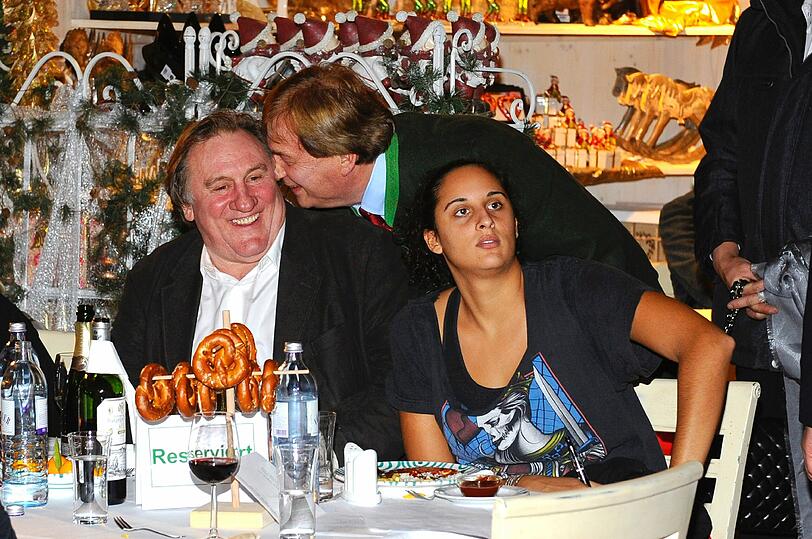 Zwei, die sich gut verstehen: Gerard Depardieu und Michael Aufhauser, der Gründer von Gut Aiderbichl