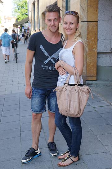 Selina war im Viertel mit Markus unterwegs.